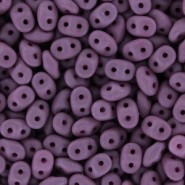 SuperDuo Beads 2.5x5mm Saturated Lavender